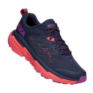 Hoka Womens Challenger ATR6 Wide Running Shoes Blue/Pin